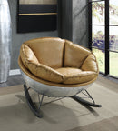 Pippin - Top Grain Leather Rocking Chair - Morocco