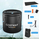79 Gal Water Chiller Compatible Cold Plunge Tub with Cover-Black by LJGDeals