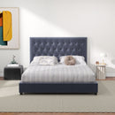Donald - Mid-Century Modern Upholstered Platform Bed by Unique Piece Furniture