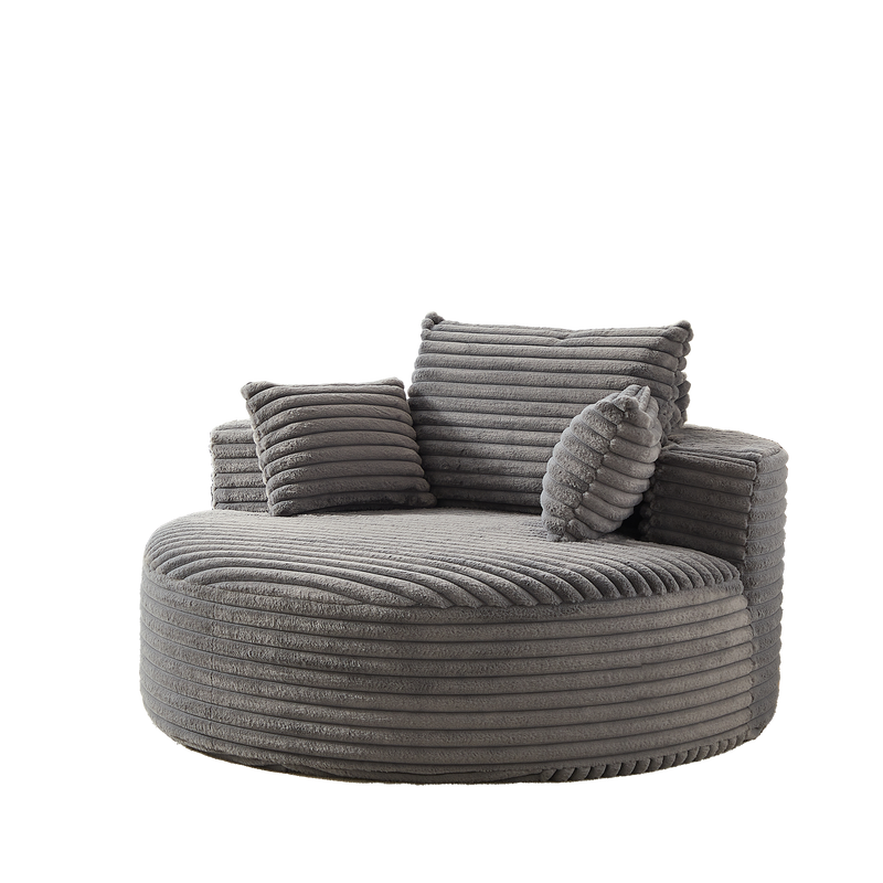 55' Corduroy Sponge Single Sofa, photo 2 of 10