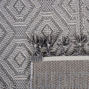 Guros - 8' X 10' Geometric Indoor / Outdoor Area Rug - White by HouseOfZazla