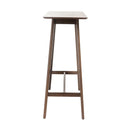 Bar Height Dining Table With Splayed Legs And Elongated Rectangular Top