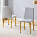 Modern Dining Chairs With Metal Legs by Unique Piece Furniture