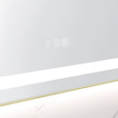 40 x 24 Inch LED Bathroom Mirror With Front And Backlight