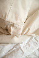 4-Piece Cream Bamboo Queen Hypoallergenic Sheet Set