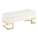 Midas - Contemporary / Glam Storage Bench by HouseOfZazla