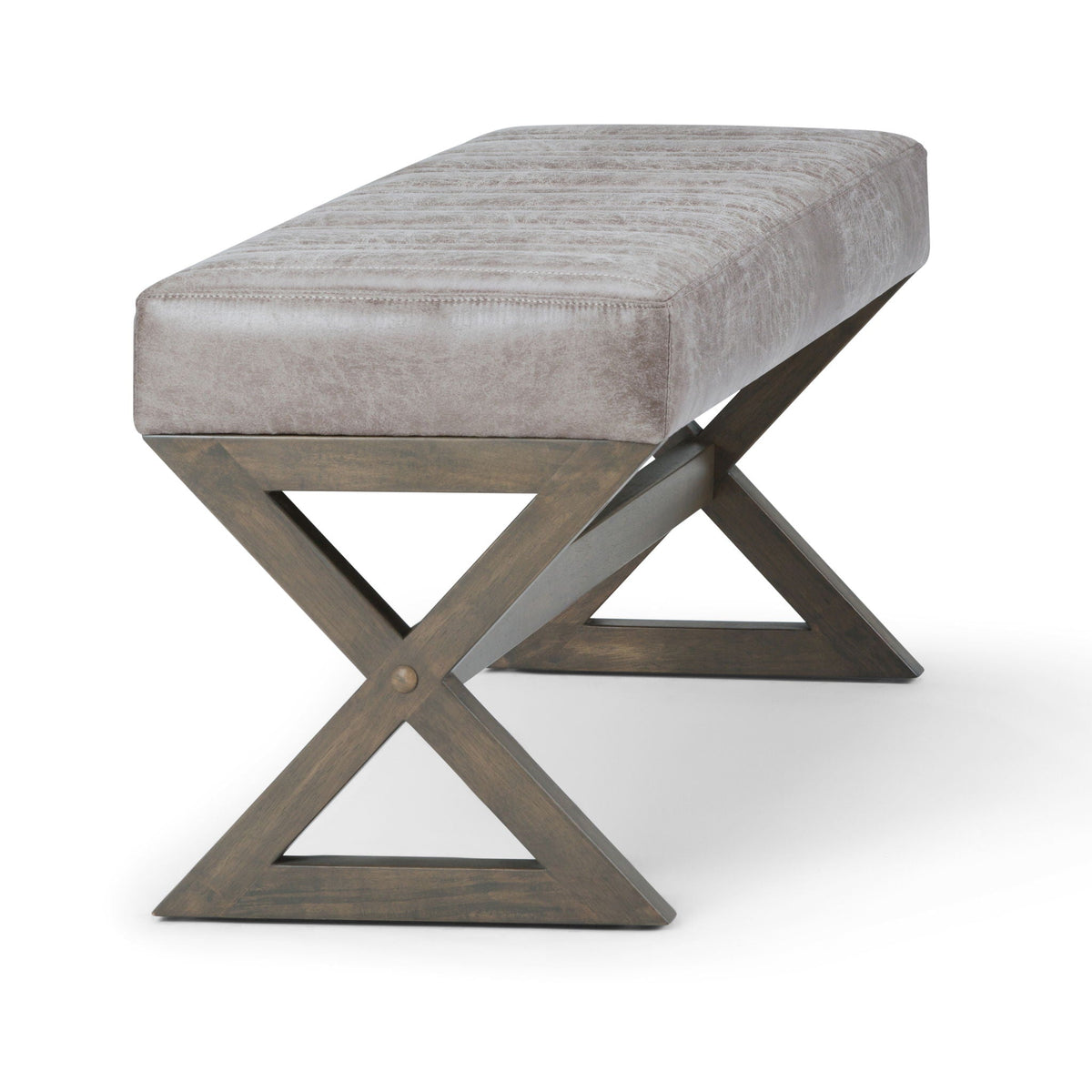 Salinger - Large Upholstered Ottoman Bench, photo 7 of 10