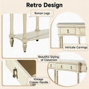 Retro Console Table With 3 Soft Close Drawers by HouseOfZazla