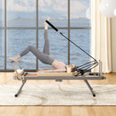 Foldable Pilates Reformer Machine for Home Gym