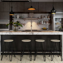 Simeon - Multifunctional Metal Stool With Wood Seat by Unique Piece Furniture