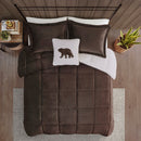 King Plush to Sherpa Down Alternative Comforter Set by HouseOfZazla