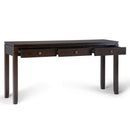 Cosmopolitan - Wide Console Sofa Table - Mahogany Brown by HouseOfZazla