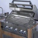 NL-4B02-W Four Burner Gas Grill, 48000 BTU Stainless Steel Built-In Grill by HouseOfZazla