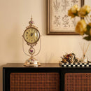 Vintage American Style Desktop Clock Home Ornament