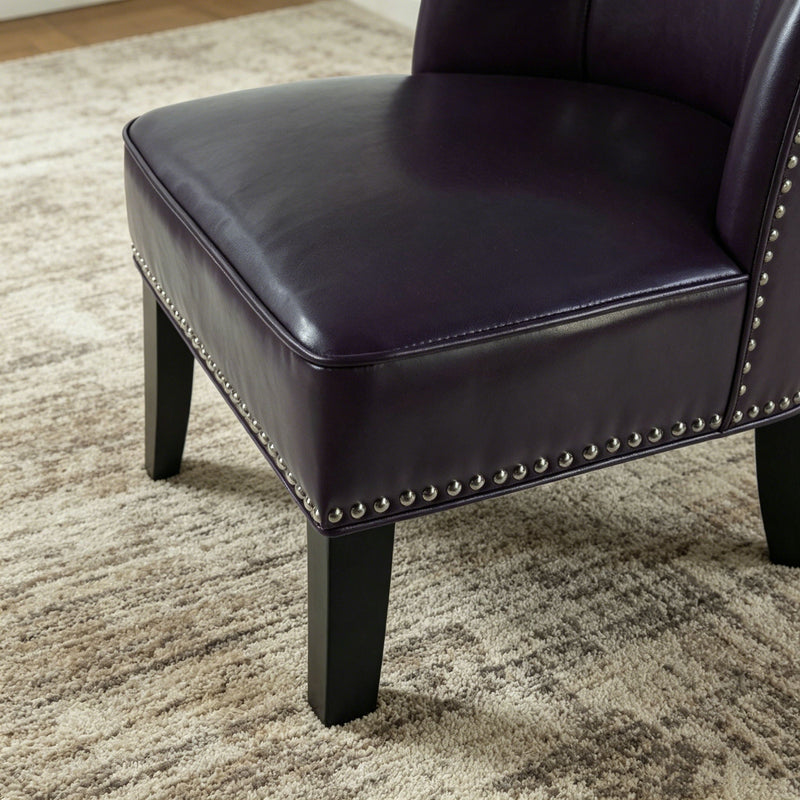 Accent Chair For Living Room - Purple, photo 5 of 10