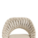 Accent Chairs Set of 2, Velvet Side Chairs with Gold Legs, Mid-Century Upholstered Dining Chairs for Living Room, Kitchen, Bedroom, Beauty Room