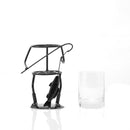 Fisherman Fishing Whiskey, Wine & Water Glass
