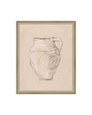 Vase Drawing Sepia