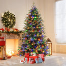 5 Feet Artificial Xmas Tree Hinged with 11 Lighting Modes and Remote Control by LJGDeals