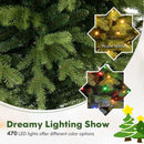 5 Feet Artificial Xmas Tree Hinged with 11 Lighting Modes and Remote Control by DirectDeals