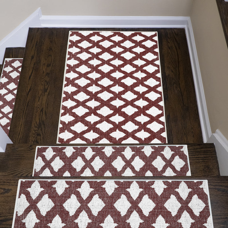 Sussexhome Floral Collection 2 x 3 Foot Heavy Duty Low Pile  Landing Rug Runner