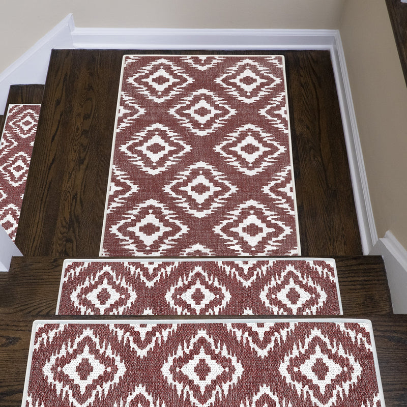 Sussexhome Tetra One Collection 2 x 3 Foot Heavy Duty Low Pile  Landing Rug Runner