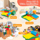 7 Pieces Toddlers Climbing Toys with EPE Foam and Removable PU Leather