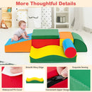 7 Pieces Toddlers Climbing Toys with EPE Foam and Removable PU Leather by LJGDeals