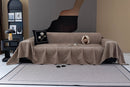 Waterproof Couch Cover Throw, Non Slip Furniture Protector for Leather & Fabric Sofa by Slipcover KAS™