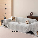 Decorative Slipcover for Pets, Kids, Boho Woven Couch Cover Throw Blanket with Tassel by Slipcover KAS™
