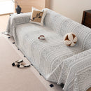 Decorative Slipcover for Pets, Kids, Boho Woven Couch Cover Throw Blanket with Tassel by Slipcover KAS™