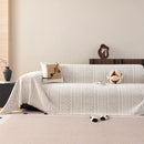 Decorative Slipcover for Pets, Kids, Boho Woven Couch Cover Throw Blanket with Tassel by Slipcover KAS™