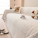 Decorative Slipcover for Pets, Kids, Boho Woven Couch Cover Throw Blanket with Tassel by Slipcover KAS™