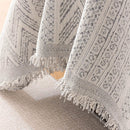 Decorative Slipcover for Pets, Kids, Boho Woven Couch Cover Throw Blanket with Tassel by Slipcover KAS™