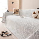 Decorative Slipcover for Pets, Kids, Boho Woven Couch Cover Throw Blanket with Tassel by Slipcover KAS™