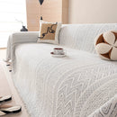 Decorative Slipcover for Pets, Kids, Boho Woven Couch Cover Throw Blanket with Tassel by Slipcover KAS™