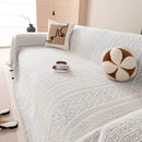 Decorative Slipcover for Pets, Kids, Boho Woven Couch Cover Throw Blanket with Tassel by Slipcover KAS™