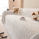 Decorative Slipcover for Pets, Kids, Boho Woven Couch Cover Throw Blanket with Tassel by Slipcover KAS™