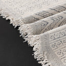 Decorative Slipcover for Pets, Kids, Boho Woven Couch Cover Throw Blanket with Tassel by Slipcover KAS™
