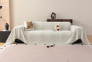Decorative Slipcover for Pets, Kids, Boho Woven Couch Cover Throw Blanket with Tassel by Slipcover KAS™