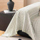 Decorative Slipcover for Pets, Kids, Boho Woven Couch Cover Throw Blanket with Tassel by Slipcover KAS™