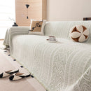 Decorative Slipcover for Pets, Kids, Boho Woven Couch Cover Throw Blanket with Tassel by Slipcover KAS™