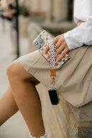 Coastal Check Wrist Lanyard