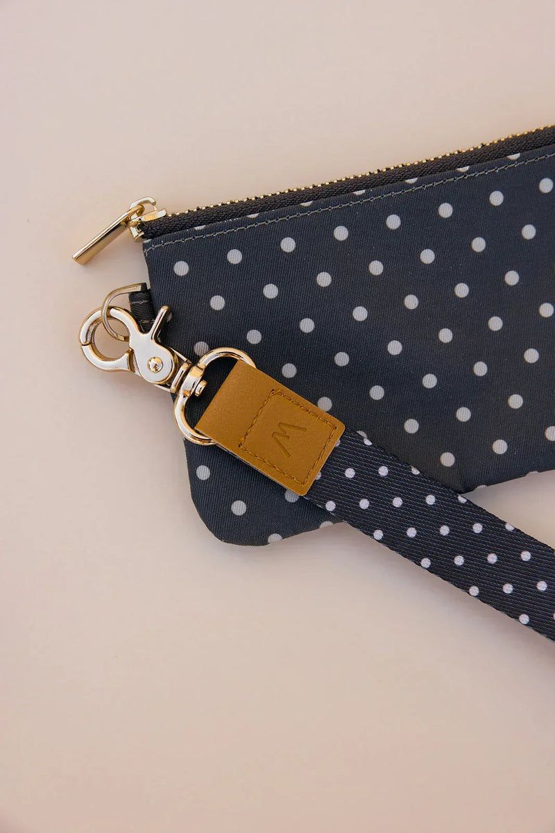 Cocoa Dot Zipper Pouch, photo 5 of 9