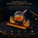Rocket Whiskey Decanter Set, Planets Globe Decanter
