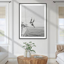 Sailing Wall Art Canvas Print – Ocean Adventure Sailboat