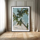 Tropical Palm Trees Wall Art Canvas Print – Coastal Nature