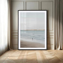 Minimalist Beach Wall Art Canvas Print – Framed Soft Blue by MyGreatCanvas | Canvas Wall Art Prints | Photo Prints & Wall Decor