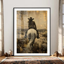 Cowgirl on Horse Wall Art Canvas Print – Western Equestrian by MyGreatCanvas | Canvas Wall Art Prints | Photo Prints & Wall Decor