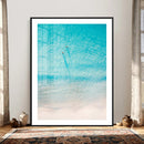 Aerial Turquoise Beach Wall Art Canvas Print – Minimal by MyGreatCanvas | Canvas Wall Art Prints | Photo Prints & Wall Decor